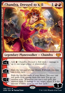 Chandra Dressed to Kill (V.2) - Innistrad Crimson Vow Promos