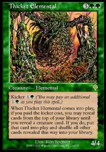 Thicket Elemental - Invasion