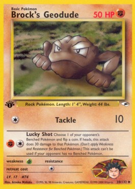 Brock's Geodude (Tackle) 