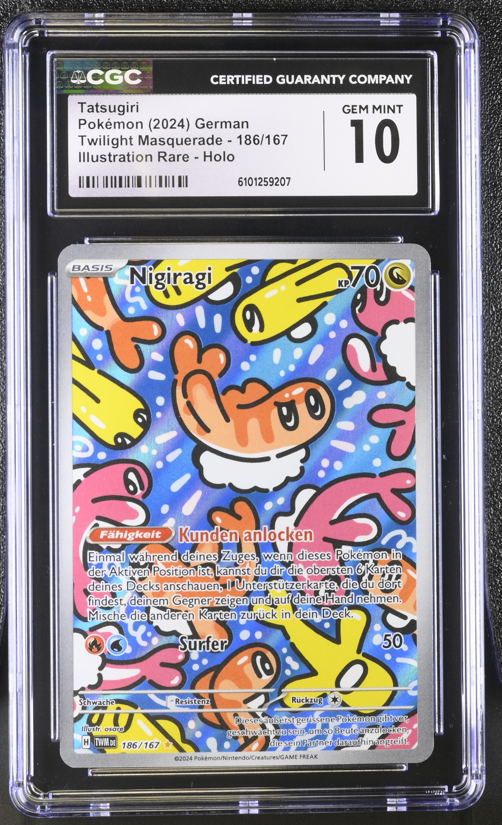 Tatsugiri - TWM 186 - German - CGC 10 