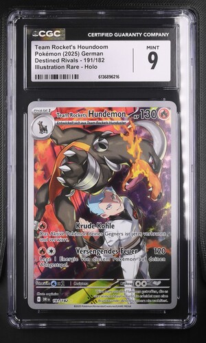 Team Rockets Houndoom - DRI 191 - German - CGC 9 