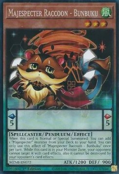 Majespecter Raccoon Bunbuku (V.2 Collectors Rare)