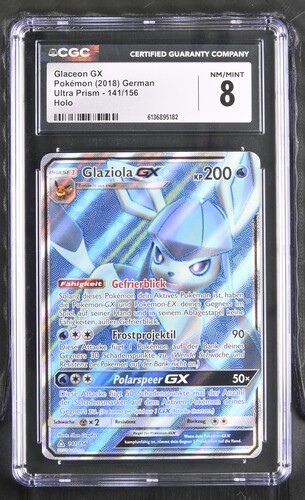 Glaceon GX - UPR 141 - German - CGC 8