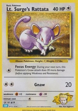 Lt. Surges Rattata 