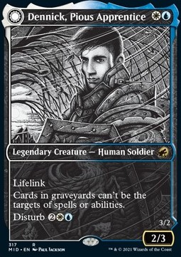 Dennick, Pious Apprentice // Dennick, Pious Apparition 