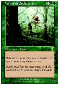 Verduran Enchantress - Seventh Edition 