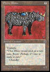 Ebony Rhino 