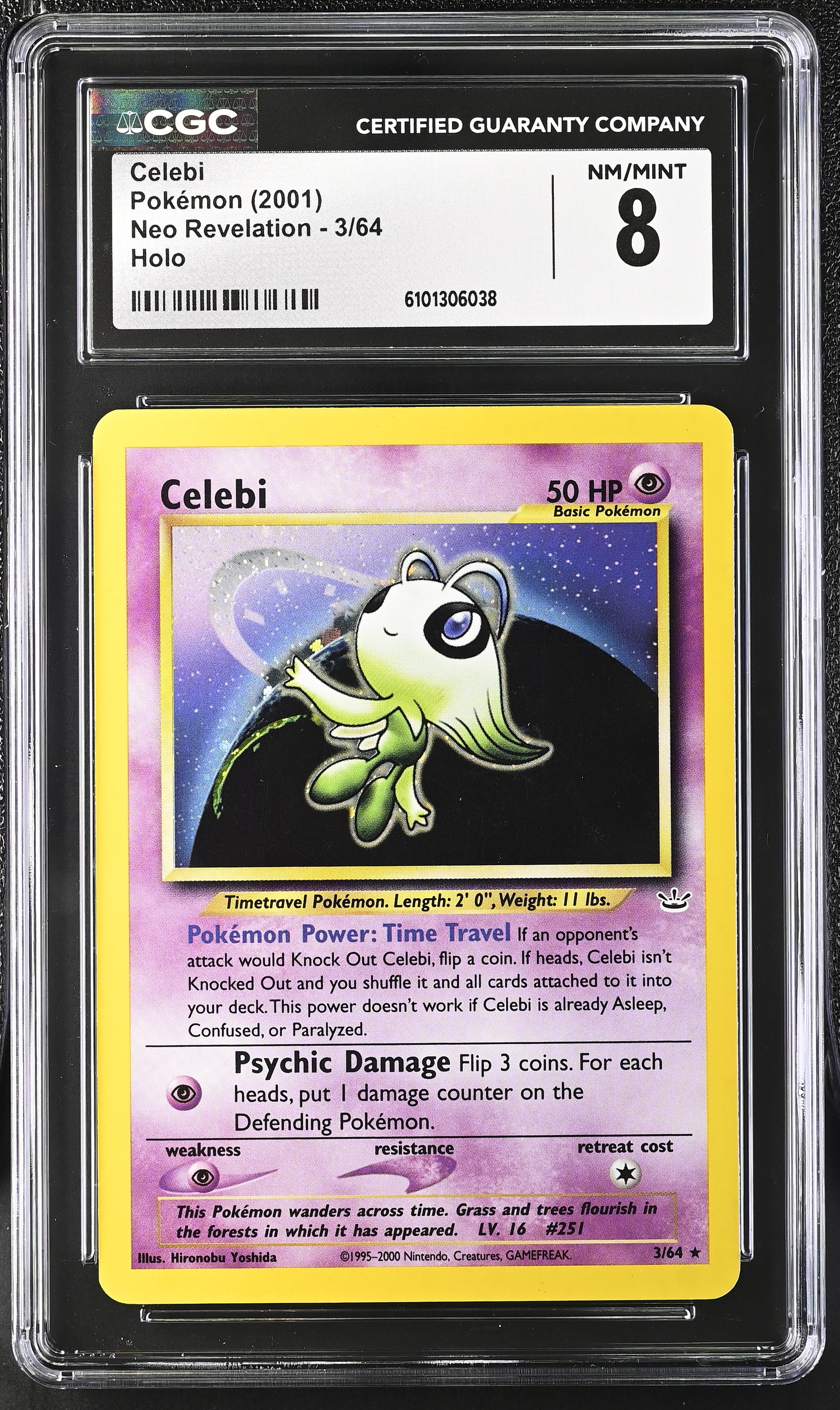 Celebi (Holo) - NR 3 - English - CGC 8 