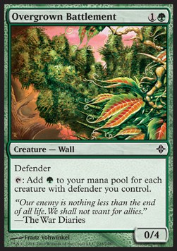 Overgrown Battlement - Rise of the Eldrazi 