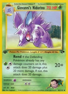 Giovanni's Nidorino 