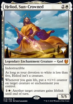 Heliod Sun Crowned (V.1) - Theros Beyond Death Promos 
