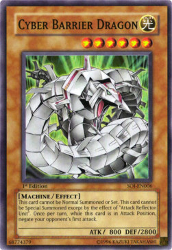 Cyber Barrier Dragon (V.1 - Super Rare) 