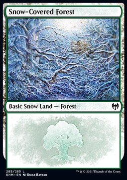 Snow Covered Forest (V.2) - Kaldheim 