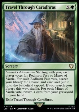 Travel Through Caradhras 