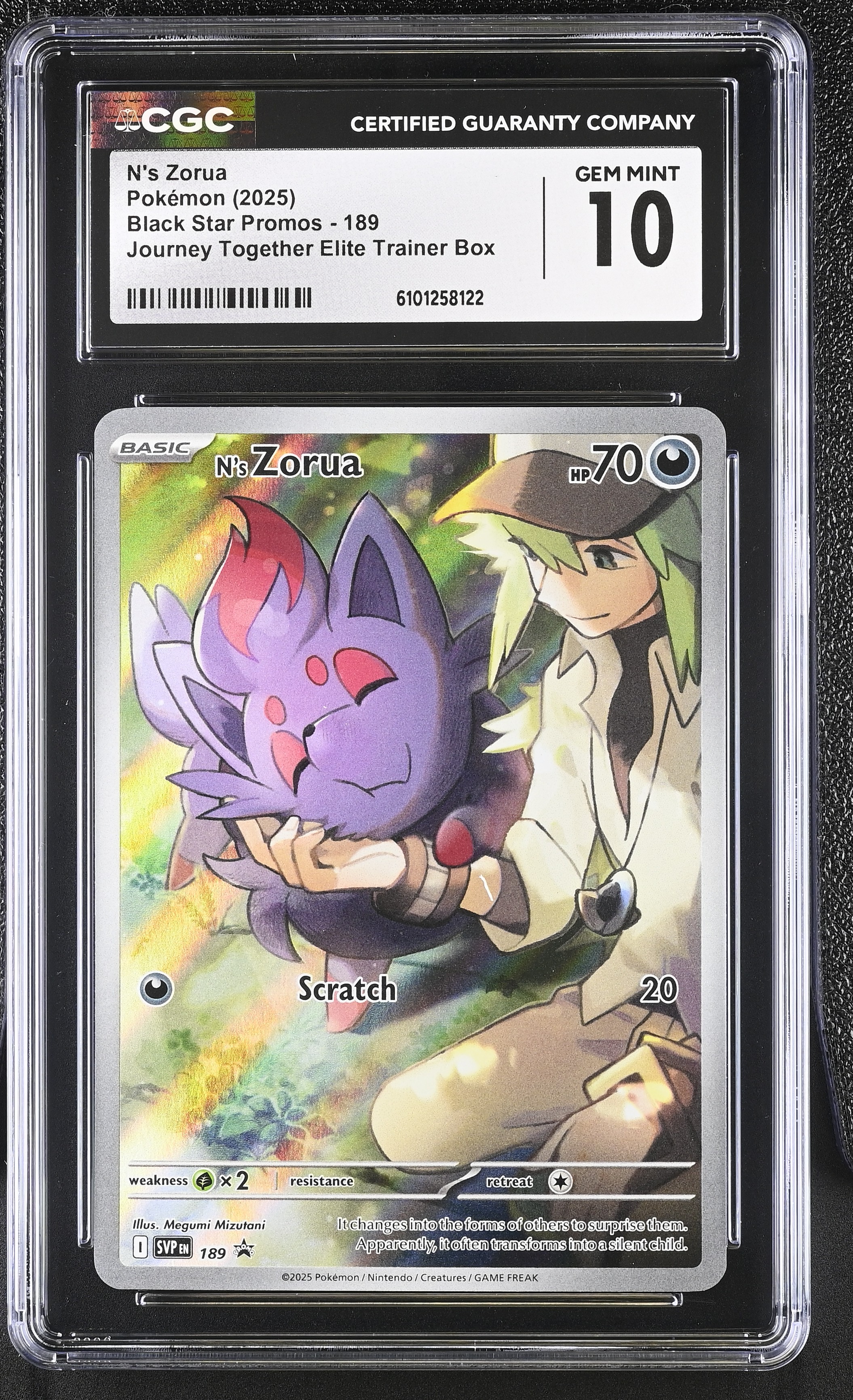 Ns Zorua - SVP 189 - English - CGC 10 
