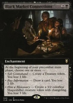 Black Market Connections (V.2) - Commander Legends Battle for Baldurs Gate Extras 