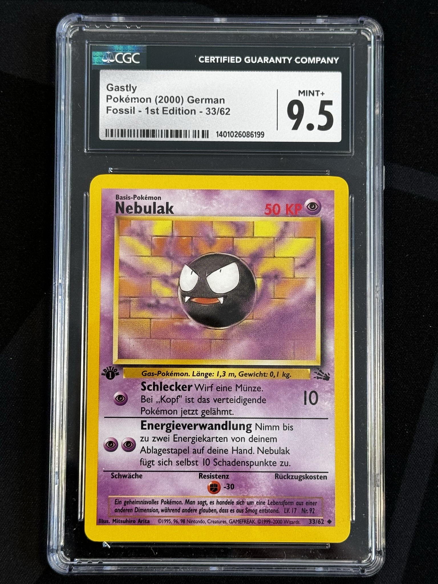 Gastly - FO 33 - German - CGC 9.5 