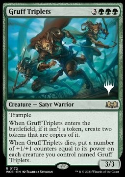 Gruff Triplets (V.2) - Wilds of Eldraine Promos 
