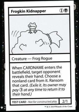 Frogkin Kidnapper (V.1) - Mystery Booster Playtest Cards