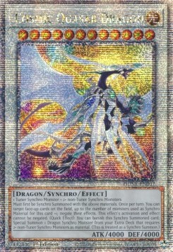 Cosmic Quasar Dragon (V.2 - Quarter Century Secret Rare)