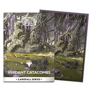 100 Dragon Shield Sleeves Matte Dual Landfall Series Verdant Catacombs 