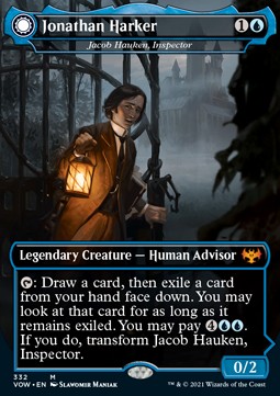 Jacob Hauken Inspector Haukens Insight (V.2) - Innistrad Crimson Vow Extras