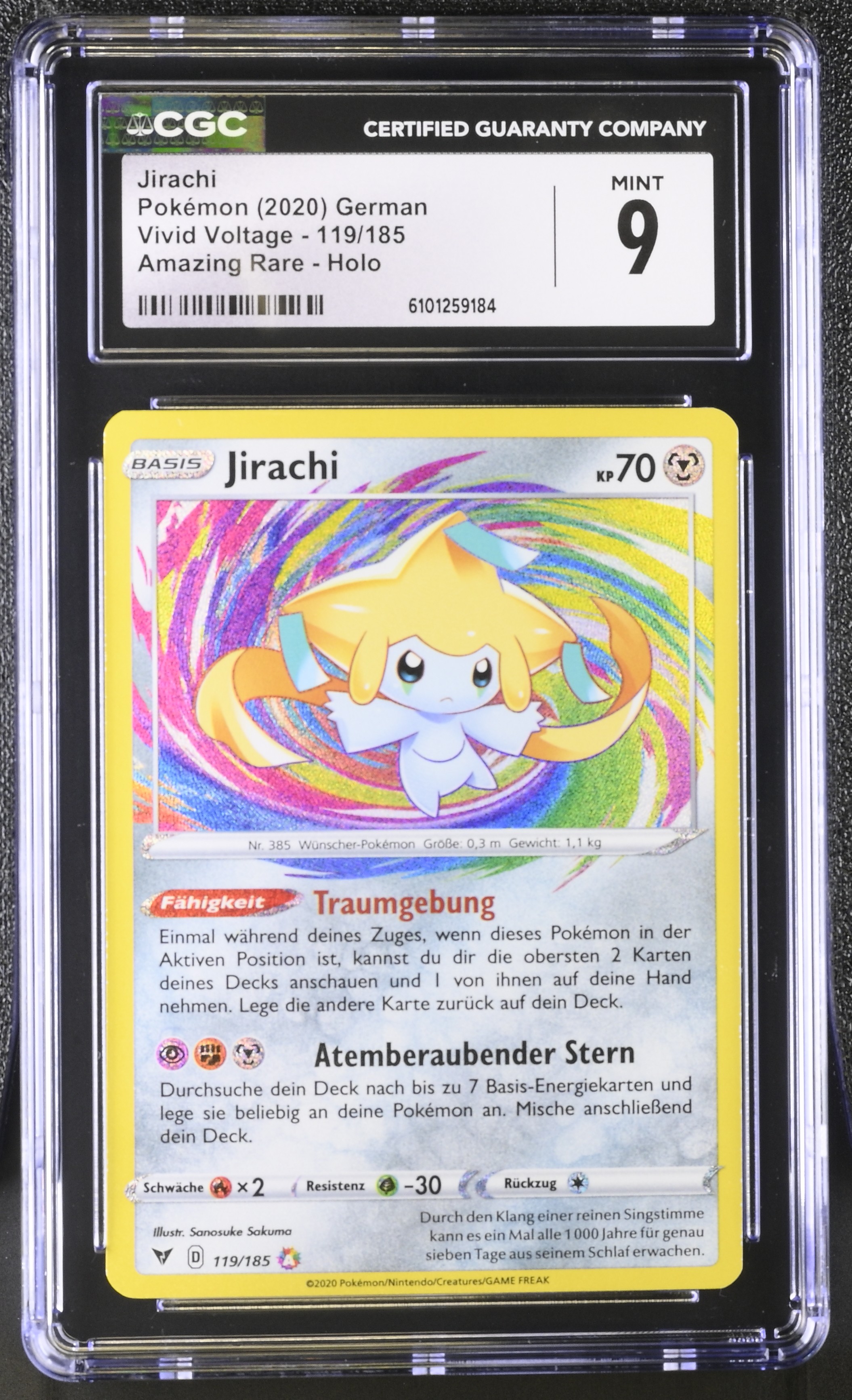 Jirachi - VIV 119 - German - CGC 9 
