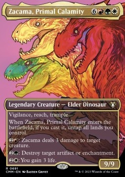 Zacama Primal Calamity (V.2) - Commander Masters Extras 
