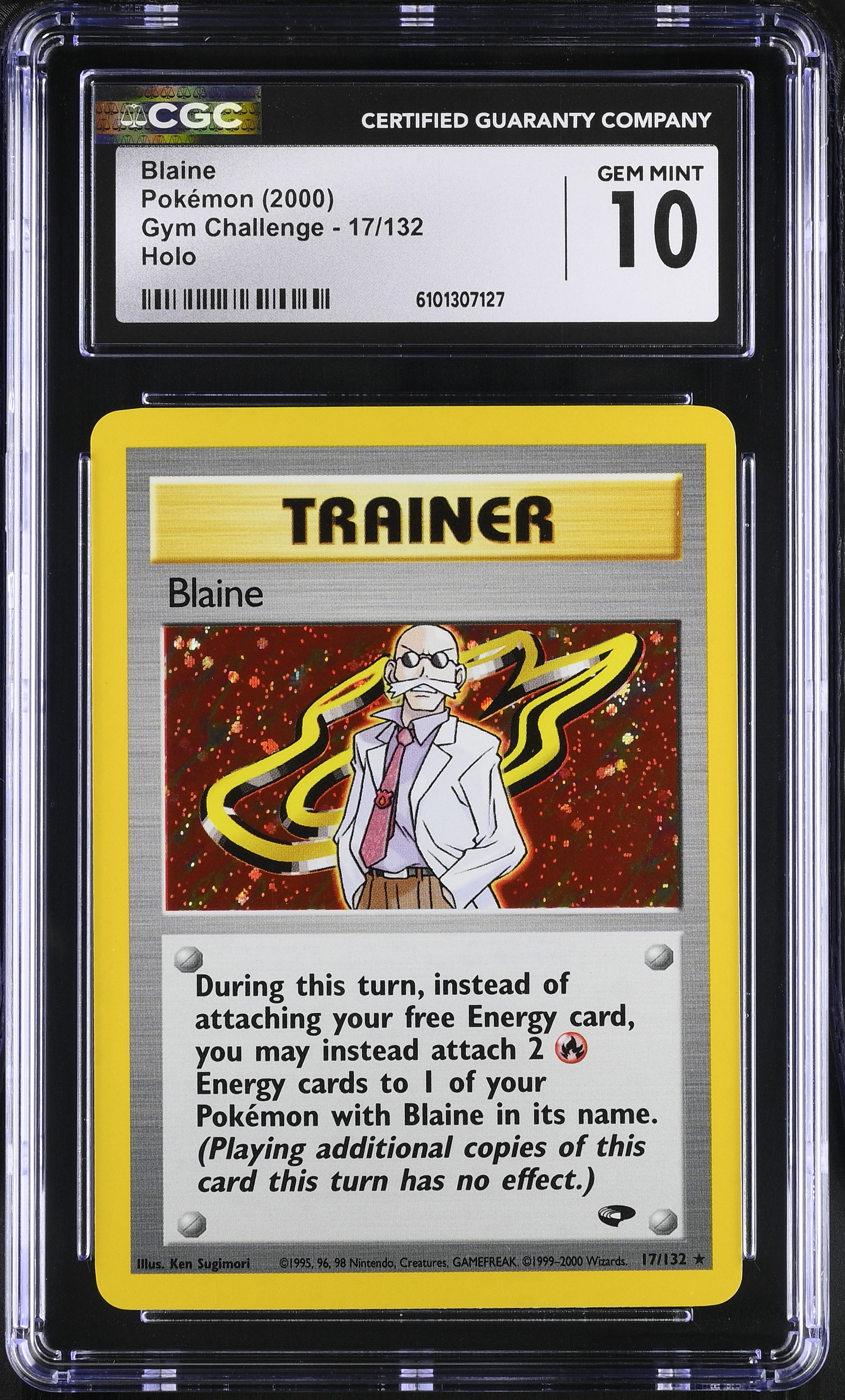 Blaine (Holo) - GC 17 - English - CGC 10 