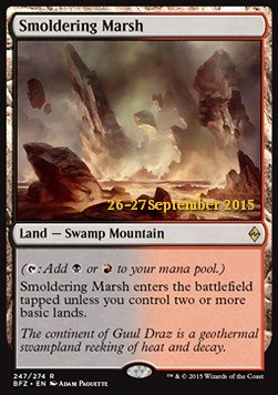 Smoldering Marsh - Battle for Zendikar Promos 