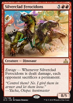 Silverclad Ferocidons - Rivals of Ixalan 