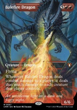 Balefire Dragon (V.2) - Commander Masters Extras
