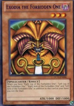 Exodia the Forbidden One (V.3 - Rare) 