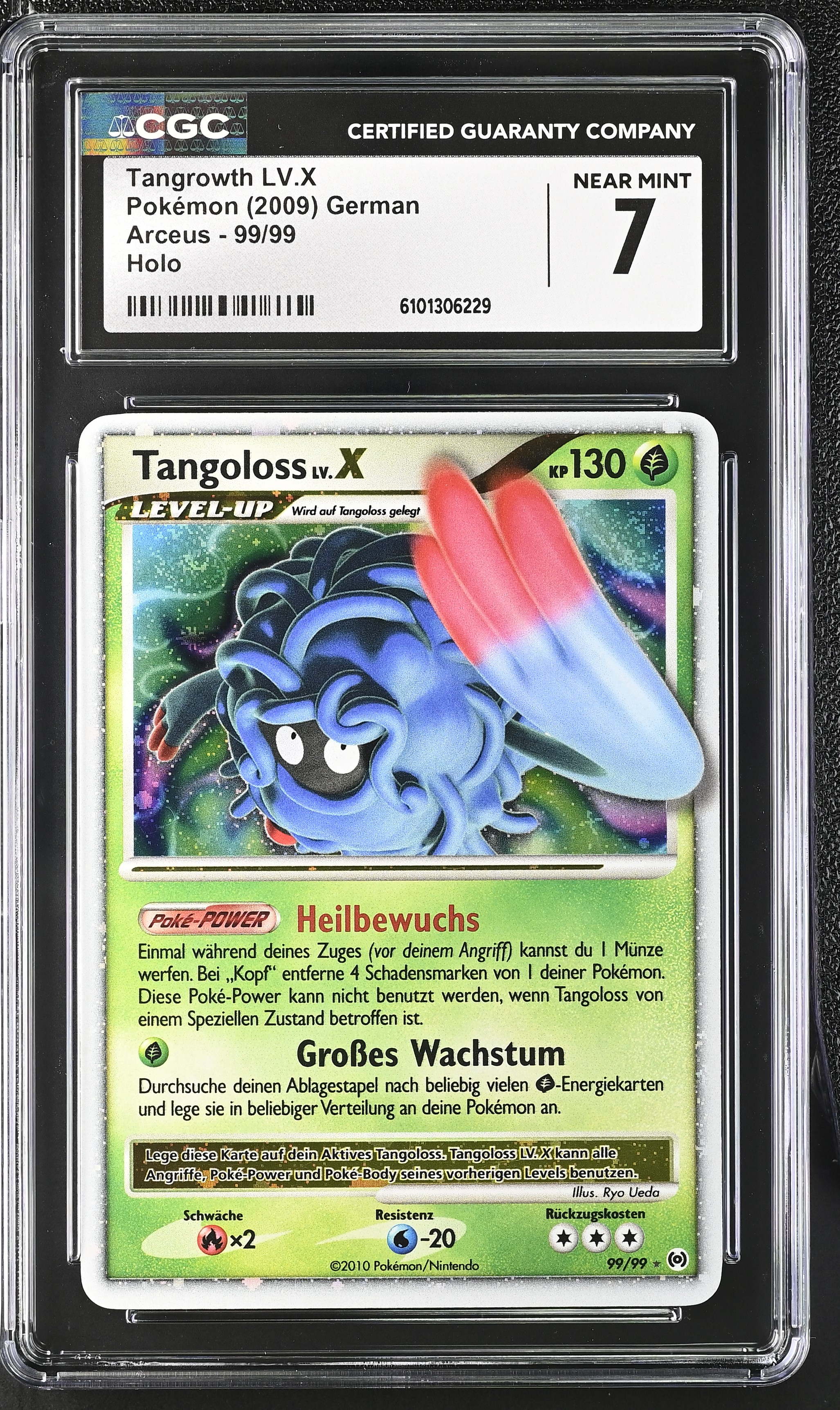 Tangrowth Lv.X - AR 99 - German - CGC 7 