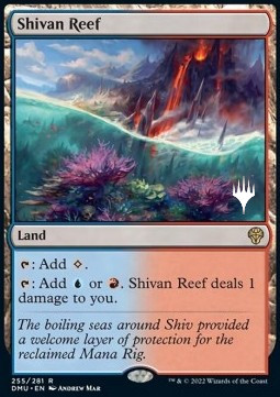 Shivan Reef (V.2) - Dominaria United Promos