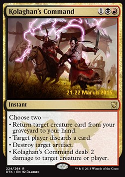 Kolaghans Command - Dragons Of Tarkir Promos 