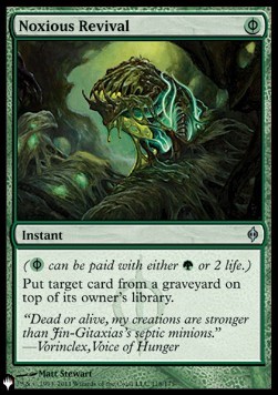 Noxious Revival - The List