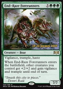 End Raze Forerunners - Ravnica Allegiance Extras