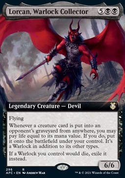 Lorcan, Warlock Collector