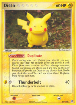 Ditto [Pikachu] (Thunderbolt) 