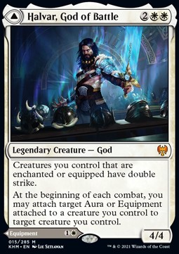 Halvar God of Battle Sword of the Realms - Kaldheim 
