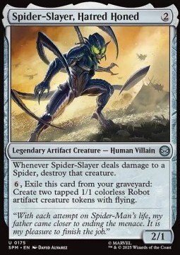 Spider Slayer Hatred Honed 