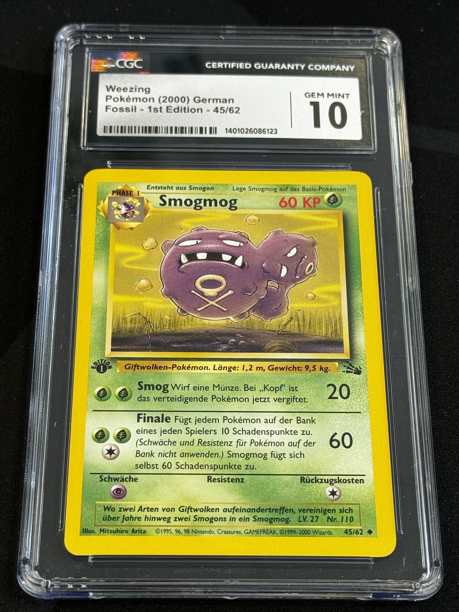 Weezing - FO 45 - German - CGC 10