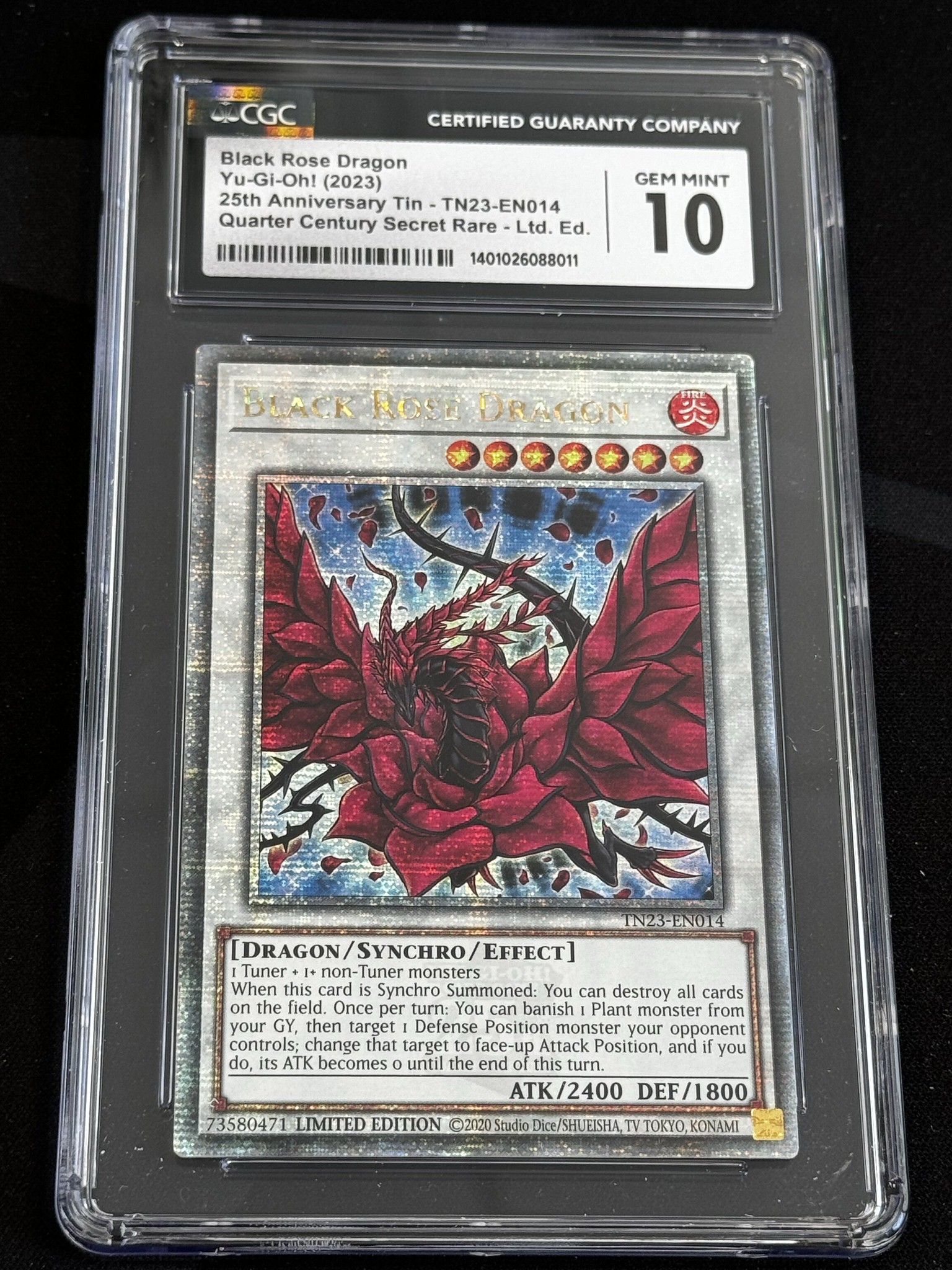 Black Rose Dragon - TN23 14 - English - CGC 10 