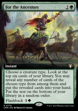 For the Ancestors (V.2) - Commander Masters Extras 