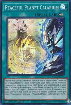 Peaceful Planet Calarium (V.1 Super Rare) 