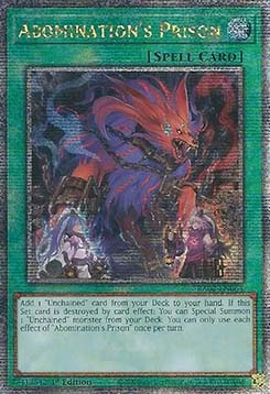 Abominations Prison (V.5 Quarter Century Secret Rare)