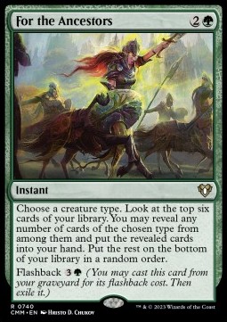 For the Ancestors - Commander Masters Extras 