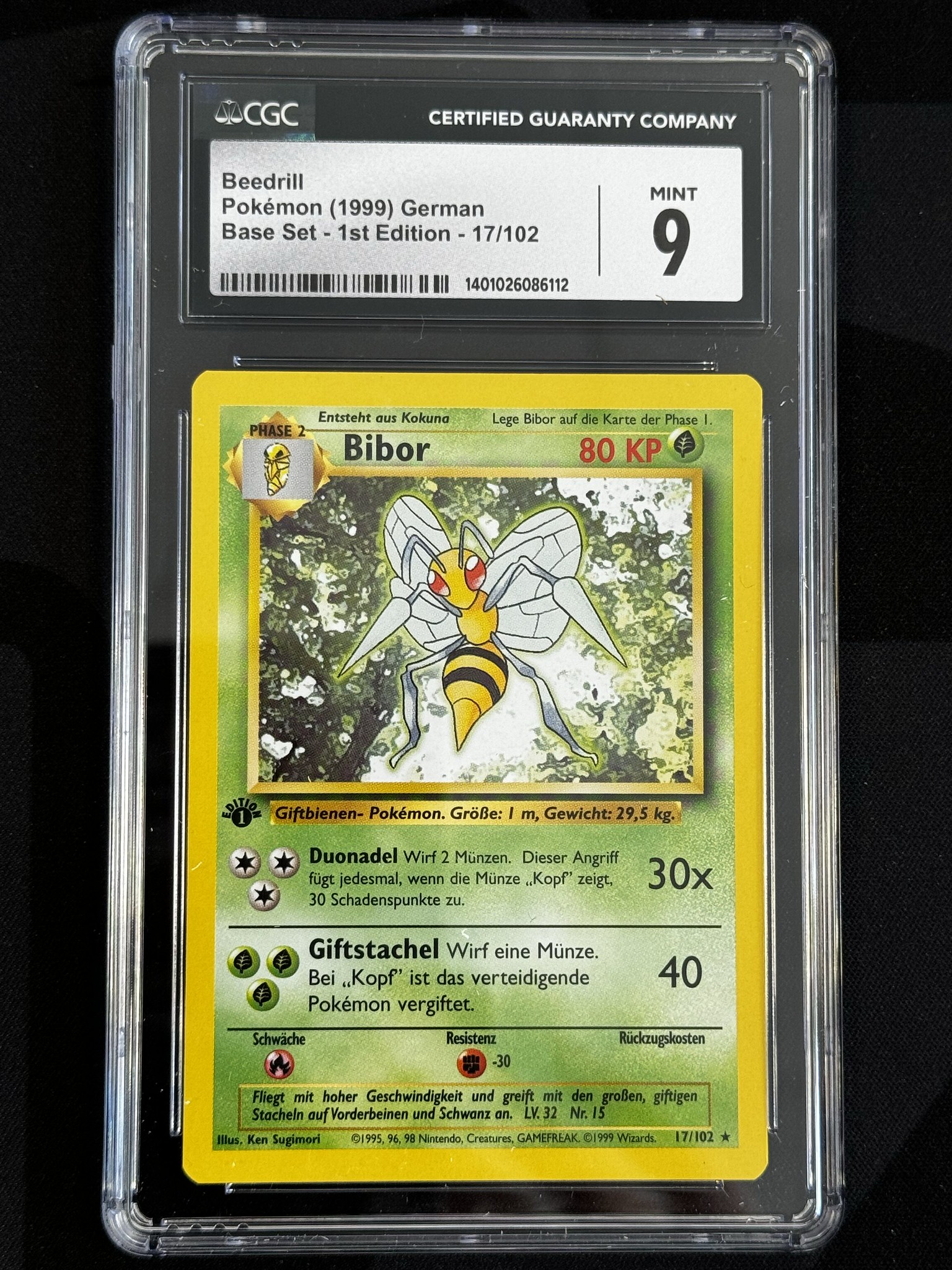 Beedrill - BS 17 - German - CGC 9