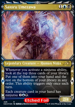 Satoru Umezawa (V.3) - Kamigawa Neon Dynasty Extras